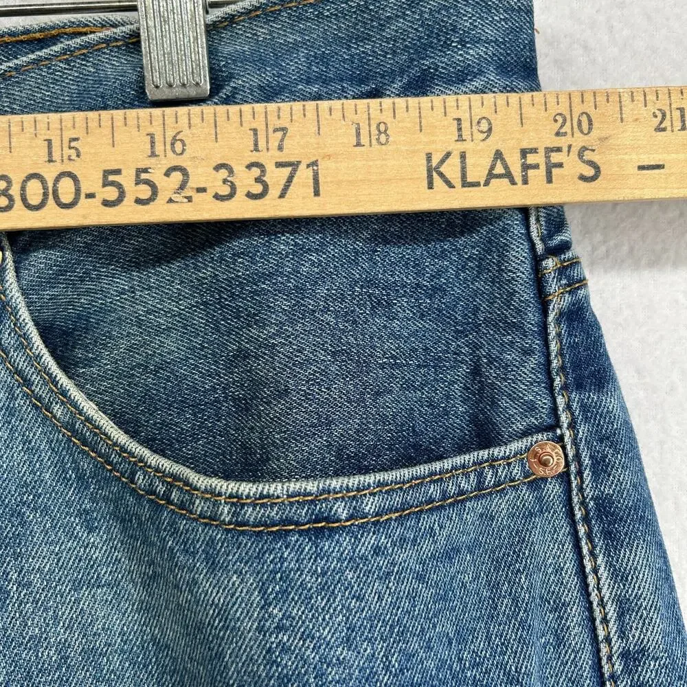 LEVIS 560 Jeans Mens 38x30 Loose Fit Baggy Tapered Leg Denim Comfort Cotton Blue